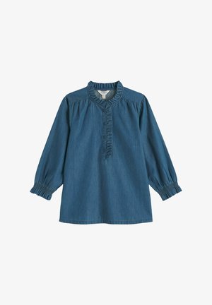 Seasalt Cornwall, SEASALT CORNWALL FEATHER STAR TOP - Μπλούζα - blue - mid wash indigo