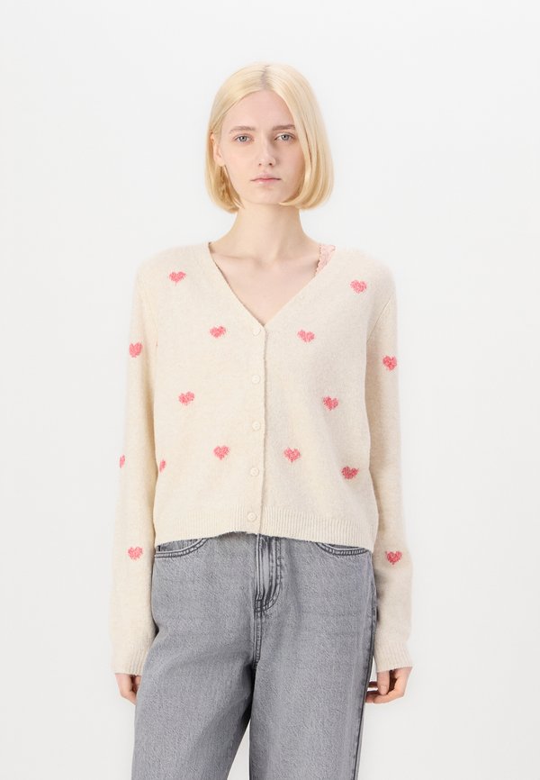 VMDOFFY INTARSIA V NECK - Cardigan