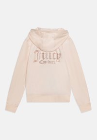 Juicy Couture DIAMANTE ZIP THROUGH HOODIE - Športna jopa s kapuco na zadrgo - shell