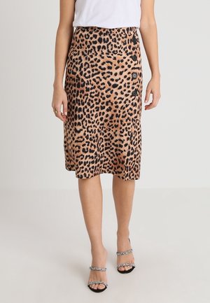 Falda cruzada - brown