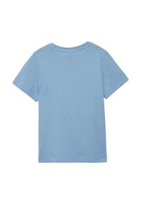 s.Oliver MIT FRONT UND WENDEPAILLETTEN - T-Shirt print - blassblau
