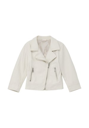 BIKER - Kunstlederjacke - wollweiß