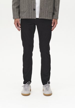 JONES HOLD - Jeans Slim Fit - black denim