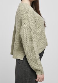 Urban Classics Stickad tröja - light green