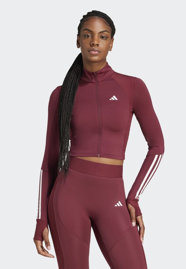 HYPERGLAM FULL-ZIP RIBBED COVER-UP - Cardigan