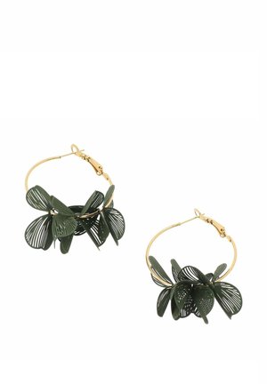 CON PETALI - Orecchini - verde