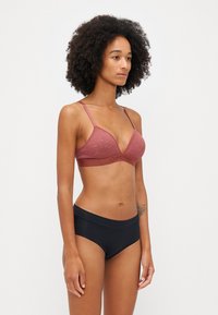 Calvin Klein Underwear UNLINED TRIANGLE ULTRA SOFT LACE - Trīsstūrveida krūšturis - apple butter