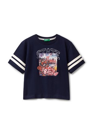 T-shirt con stampa - blue