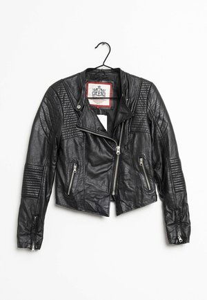 LTB Veste en similicuir - black