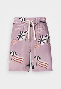 PRINTED BERMUDA - Šorti - beach brown