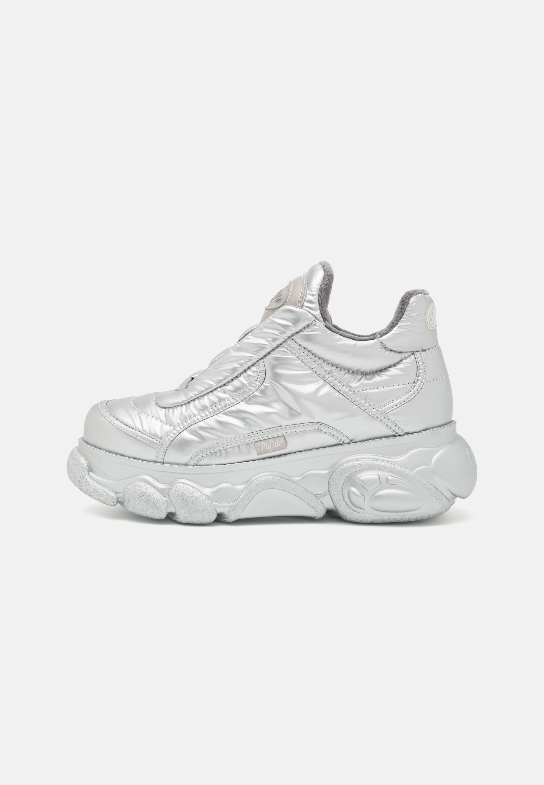 Buffalo CORIN PUFFED - Trainers - mermaid silver/purple - Zalando
