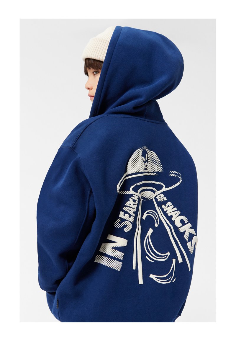Molo MAZZ HOODIES - Majica s kapuljačom i patentnim zatvaračem - dark blue