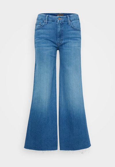 Mother LIL ROLLER FRAY - Džinsi ar paplatinātiem galiem - work hard play hard