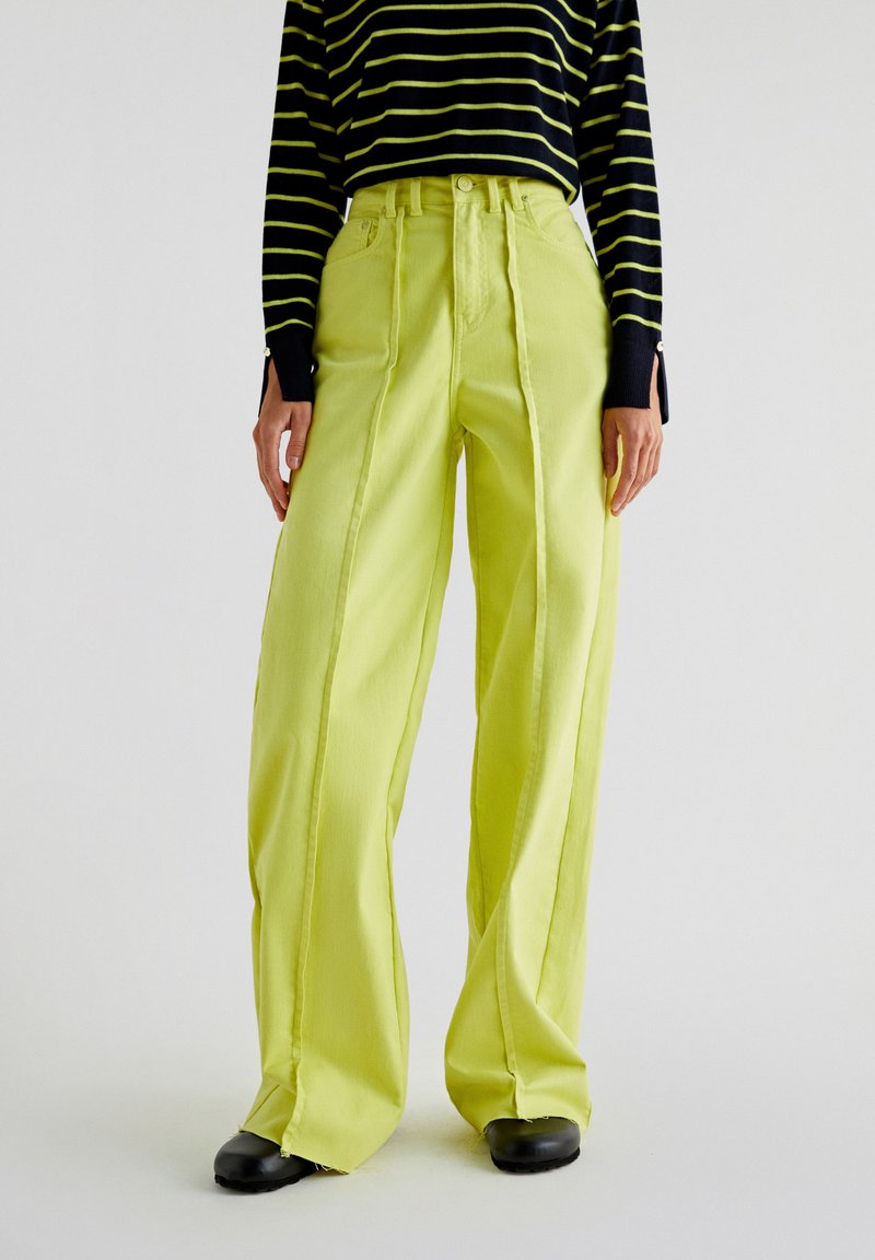 Scalpers FRONT - Straight leg -farkut - lime
