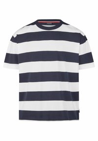 Print T-shirt - dunkelblau