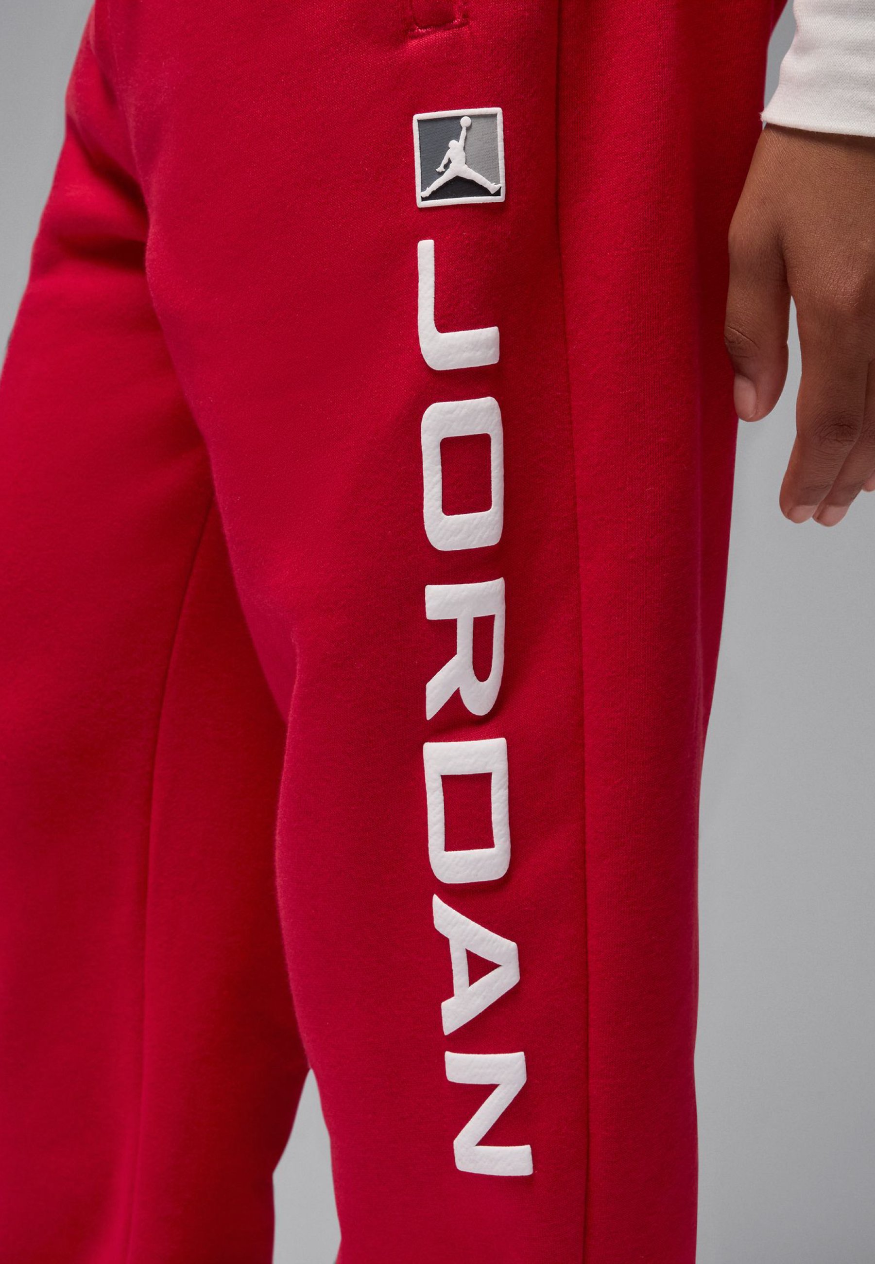 jordan men's jumpman red fleece pant