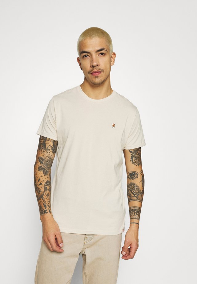EMBROIDERED - Print T-shirt - cream