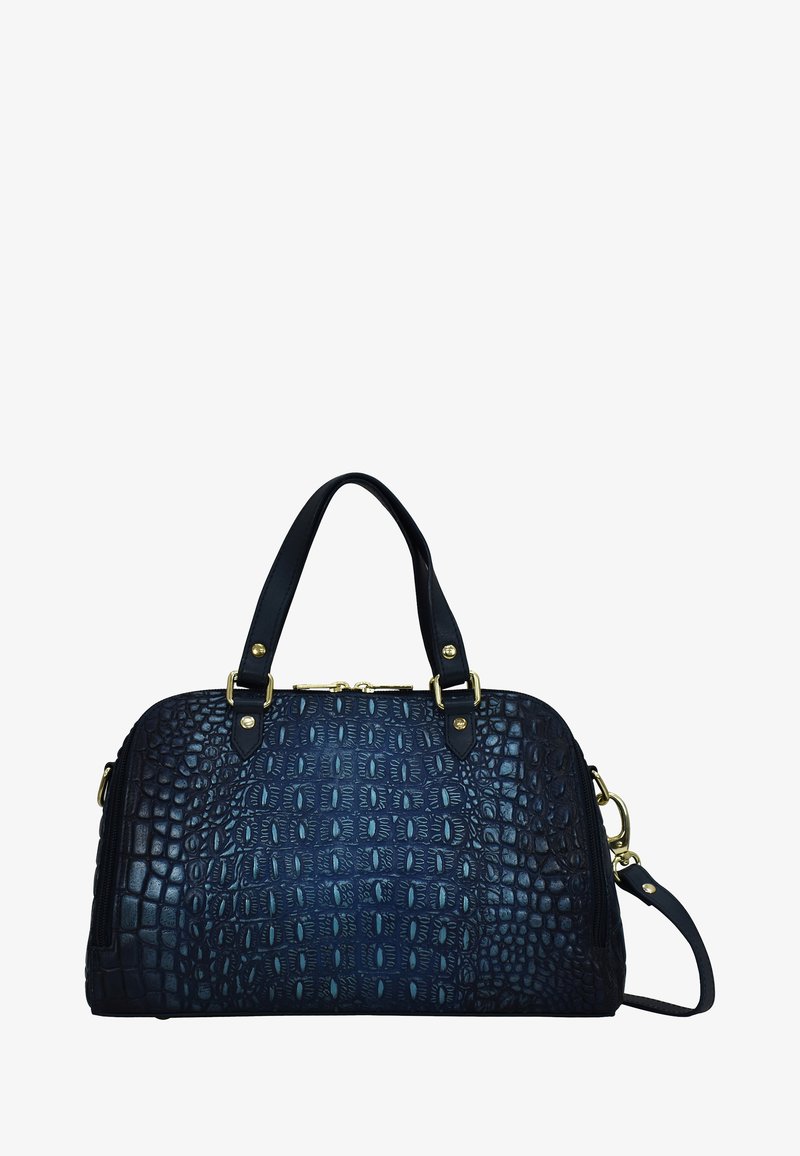 ANUSCHKA PAINTED - Handtas - croc embossed sapphire