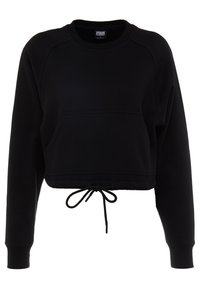Urban Classics LADIES SHORT RAGLAN CREW - Sweatshirt - black