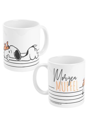 THE PEANUTS TASSE SNOOPY  MORGEN MUFFEL KAFFEETASSE BECHER KAFF - Drink bottle - weiß
