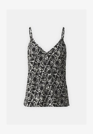 Vero Moda Petite, VMPAGE V NECK SINGLET - Toppi - black