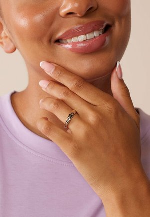 Lucardi, STATEMENT - Ring - silver-coloured-gold-coloured no stone