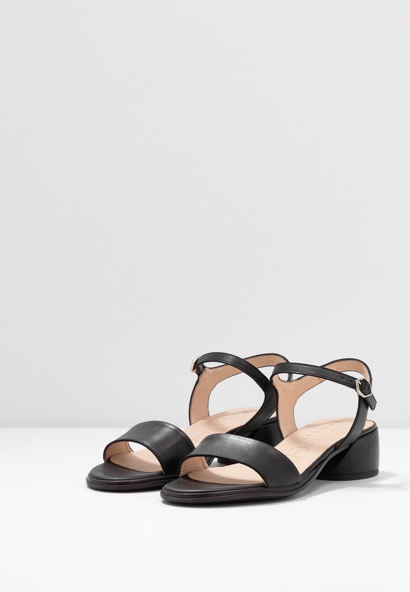Wonders Sandalias De Piel Austra Negro - Tienda