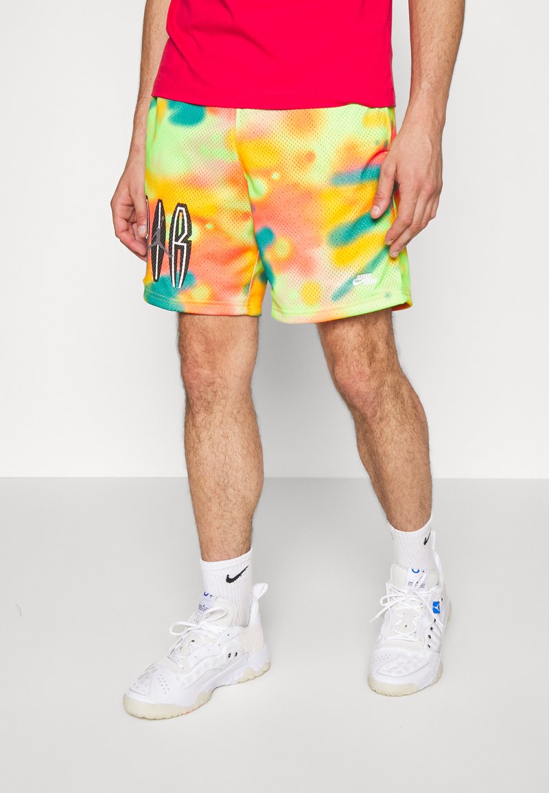 jordan shorts yellow