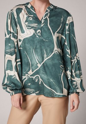 comma Blouse - turquoise