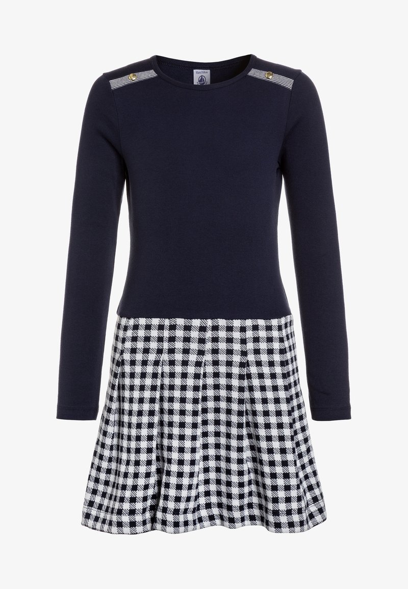 Petit Bateau ROBE - Žerzejové šaty - smoking/coquille