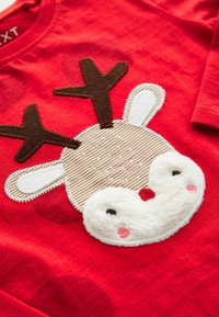 Next REGULAR FIT - Langarmshirt - red applique christmas reindeer