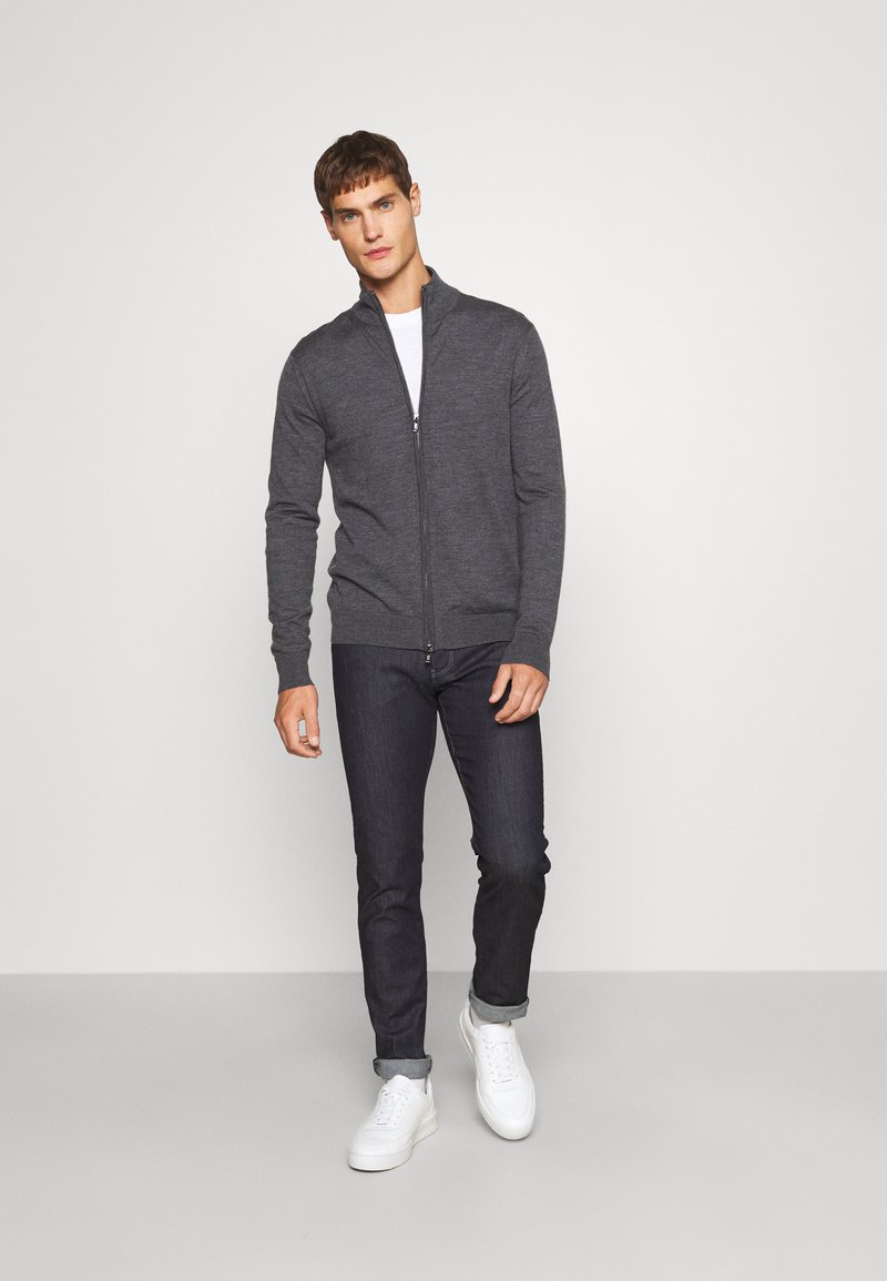 Emporio Armani CARDIGAN - Gilet - grey/gris - ZALANDO.FR