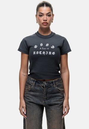 FADED CALI TEE - T-shirt print - black