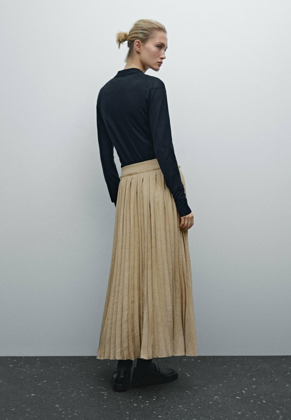 WITH DETAIL - A-line skirt - beige4