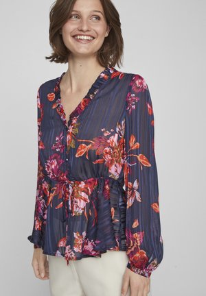 VILA VIPAUS  - Μπλούζα - navy/multi color