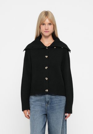 JDYSUPER LIFE BUTTON CARDIGAN - Gilet - black