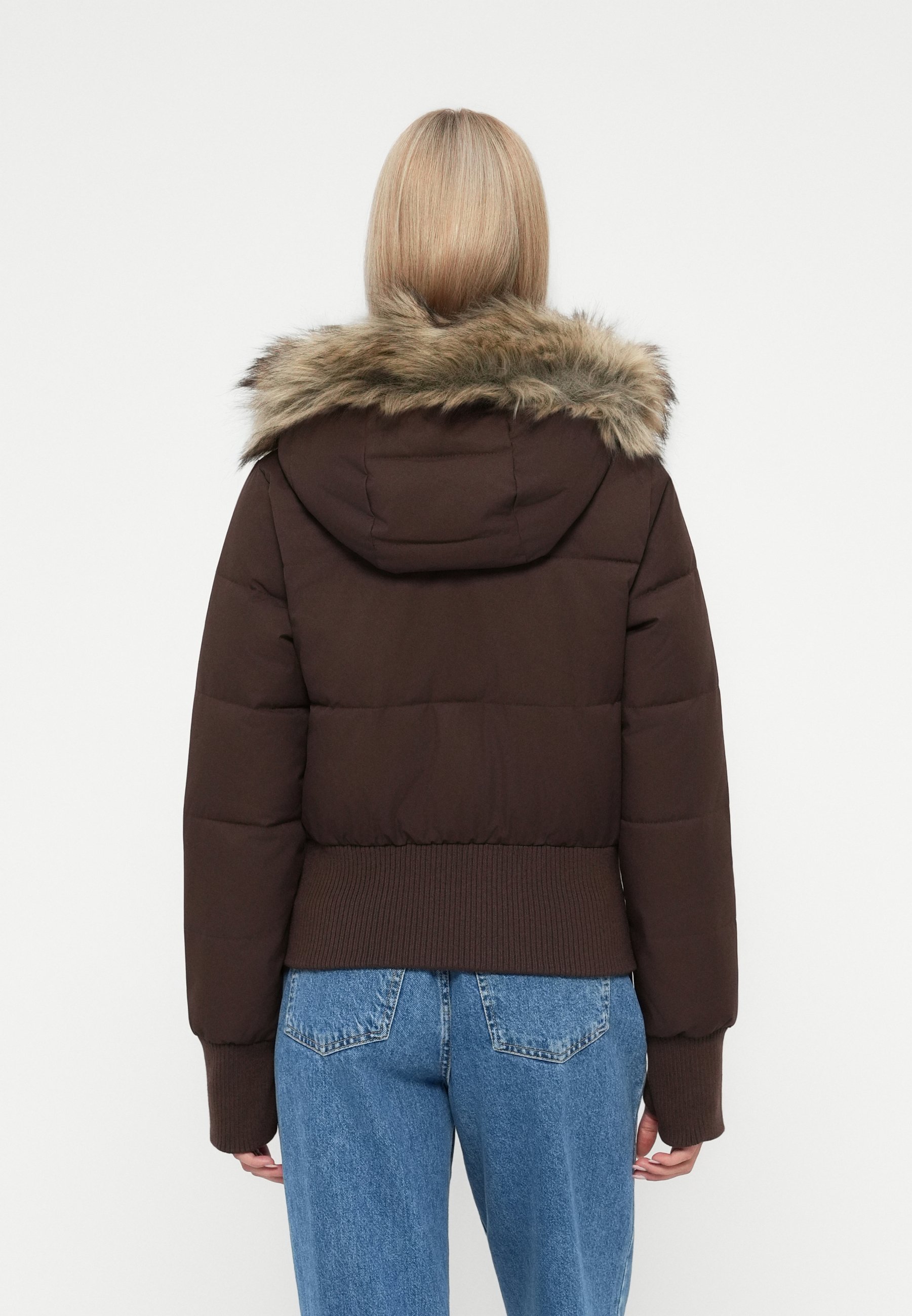 Hollister Co. Winter jacket - brown - Zalando
