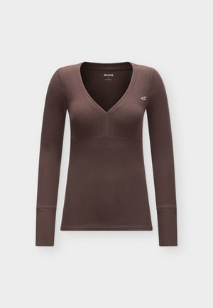 Hollister Co., SLIM V NECK  - Блуза с дълги ръкави - 440