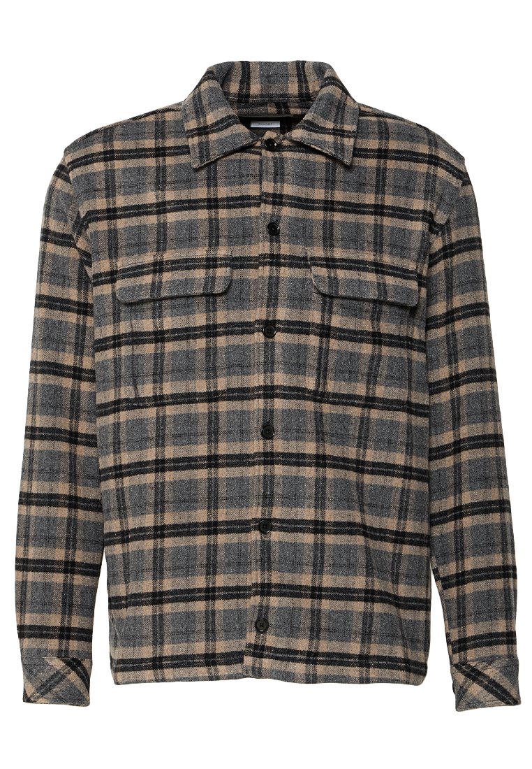 Samsøe Samsøe Overhemd lichtbruin