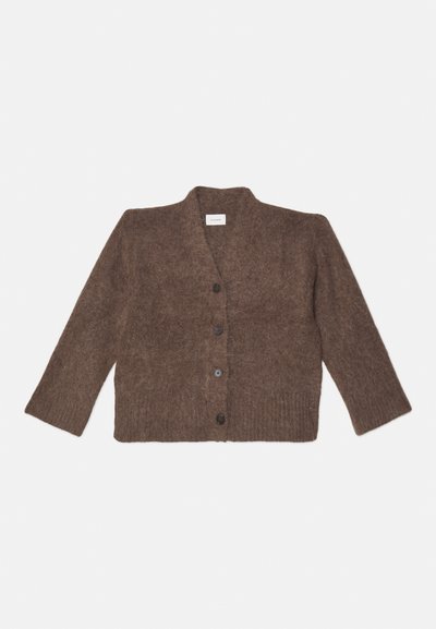 Holzweiler FLUFFY CARDIGAN - Cardigan - dark brown
