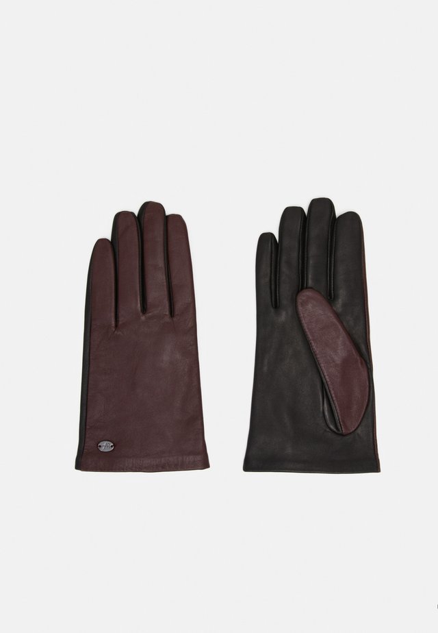 Guantes - black/bordeaux