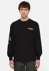 Dickies - TIMBERVILLE TEE - Ilgarankovis viršutinės dalies drabužis - black Miniatiūros vaizdas 1