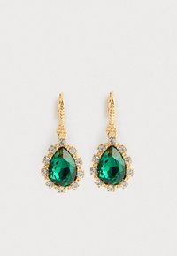 PEAR DROP - Korvakorut - gold-coloured/emerald