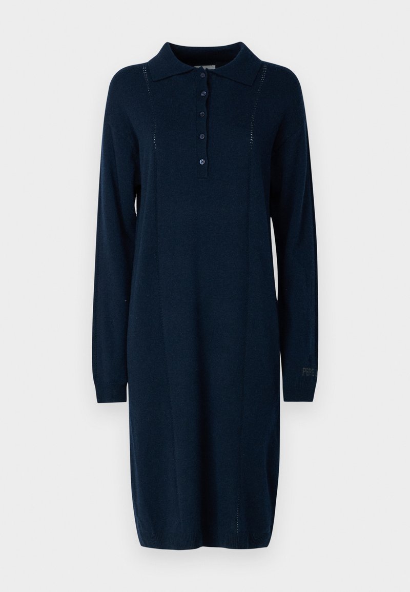 Pepe Jeans Gebreide jurk donkerblauw