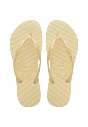 SLIM - Sandaler m/ tåsplit - buttercream
