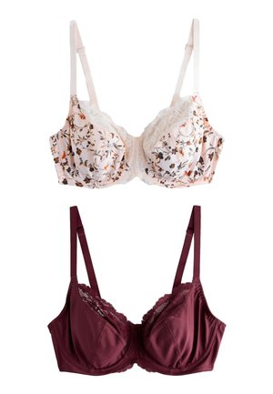 Next 2 PACK  - Bygel-bh - cream floral & berry