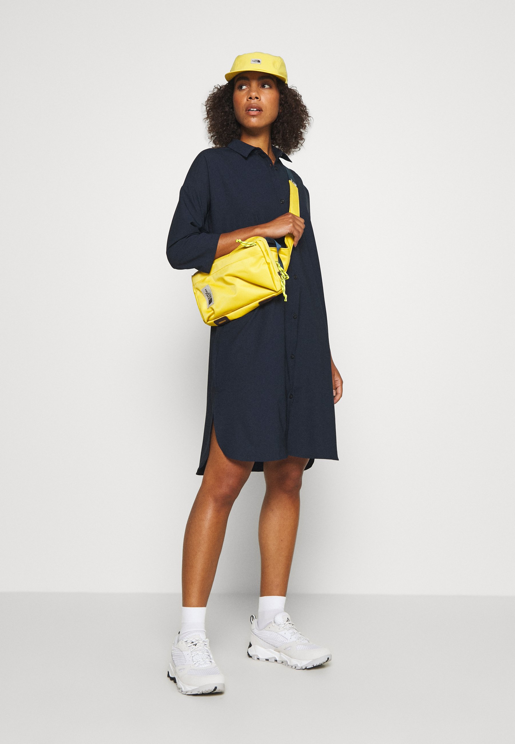 Houdini ROUTE SHIRT DRESS - Sports dress - blue illusion Houdini ROUTE SHIRT DRESS - Sports dress - blue illusion