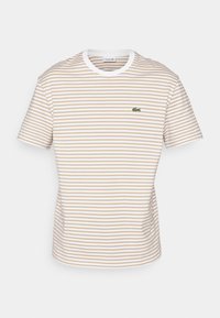 Lacoste Triko s potiskem - viennese/white
