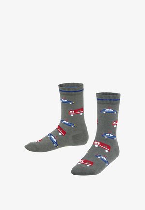 FALKE Police and Fire Cars - Chaussettes - light greymel