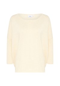 MILASZ R-NECK - Svetrík - baby s breath melange